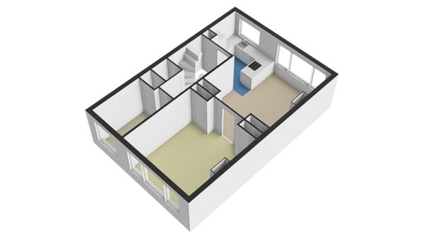 Floorplan - Persijnstraat 5B, 3021 RT Rotterdam